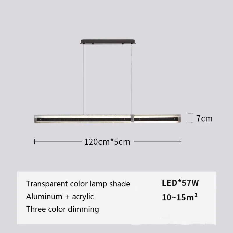 Luxury Italian Long Table Tunnel Style LED Chandelier - Hans Lumiere