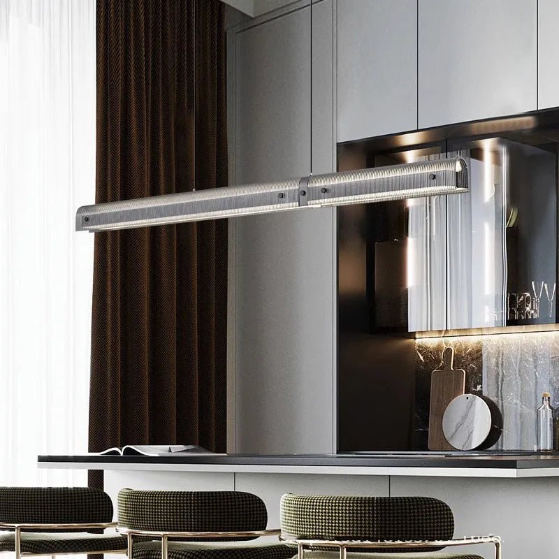 Luxury Italian Long Table Tunnel Style LED Chandelier - Hans Lumiere