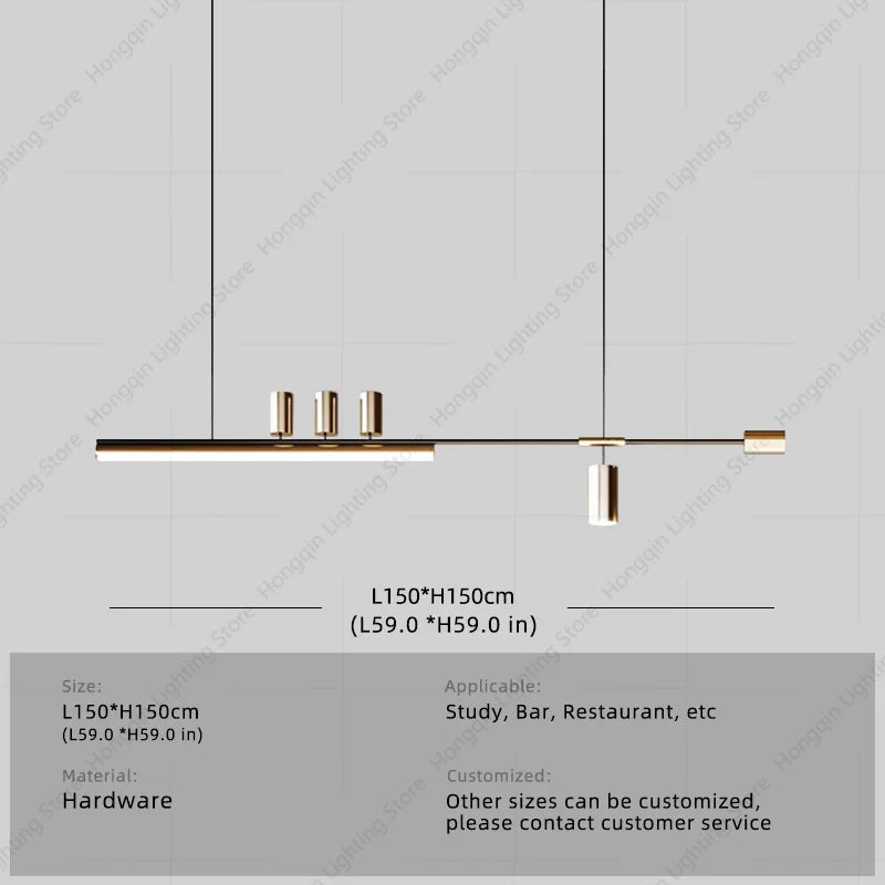 Luxury Kitchen Island Ceiling Hanging Lamp - Hans Lumiere