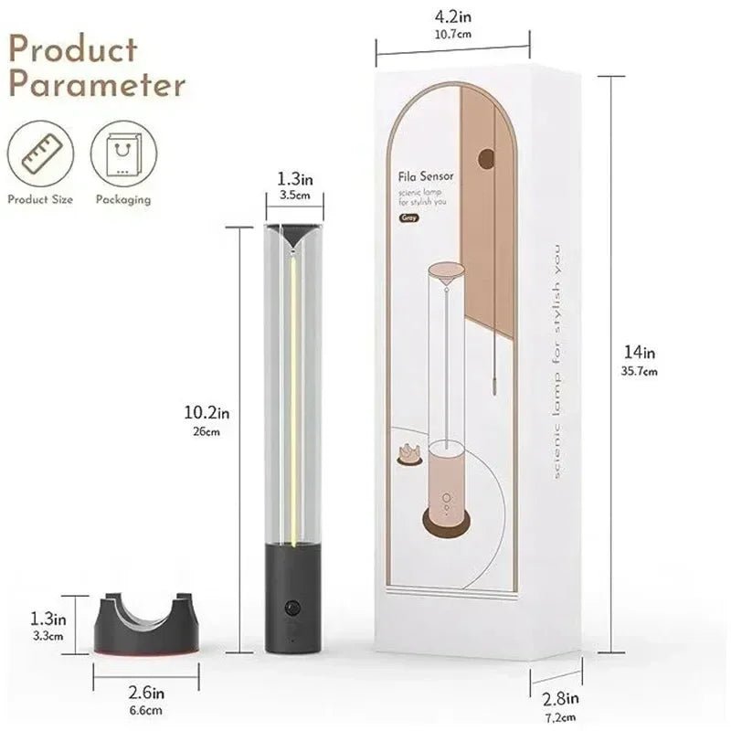 Magneto Touch Cordless USB Rechargeable Desk Lamp - Hans Lumiere