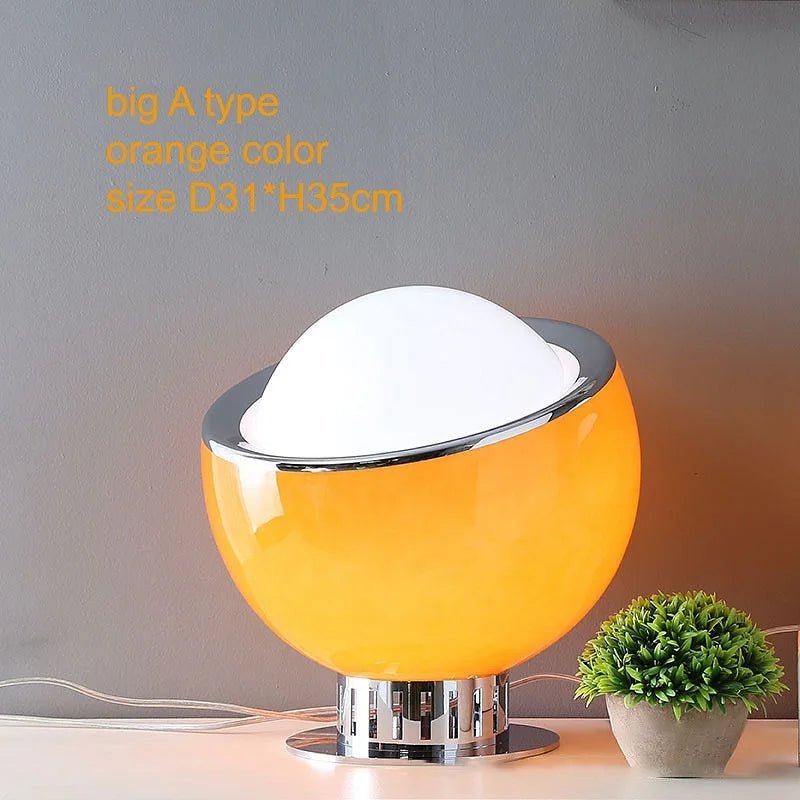 Medieval Home Atmosphere Decoration Protein Glass Table Lamp - Hans Lumiere