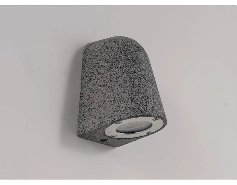 Microcement Outdoor Waterproof Wall Lamp for Hotel & Villa Exteriors - Hans Lumiere