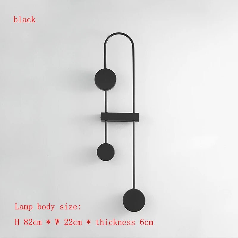 Minimalist Line Art Wall Sconce for Living Room and Bedroom - Hans Lumiere