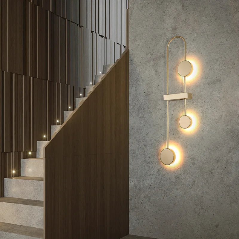 Minimalist Line Art Wall Sconce for Living Room and Bedroom - Hans Lumiere