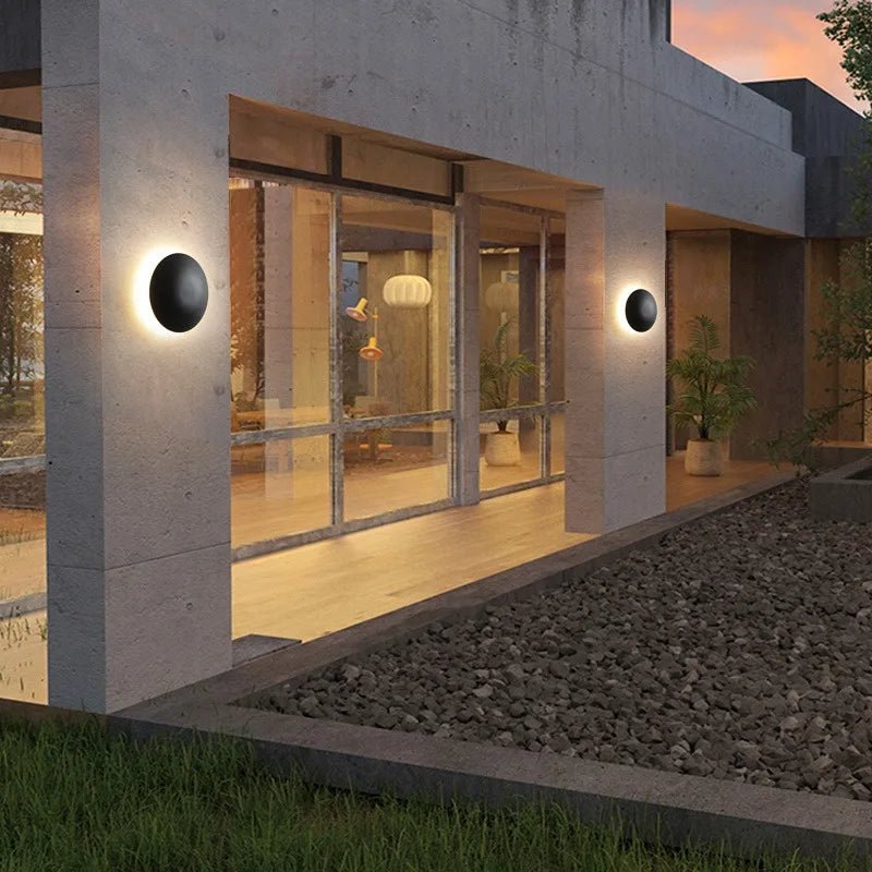 Modern Aluminum Outdoor Waterproof Wall Lamp - Hans Lumiere