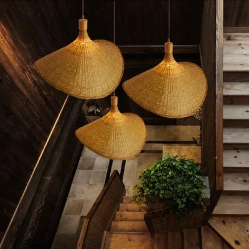 Modern Bamboo Chandelier - Hans Lumiere