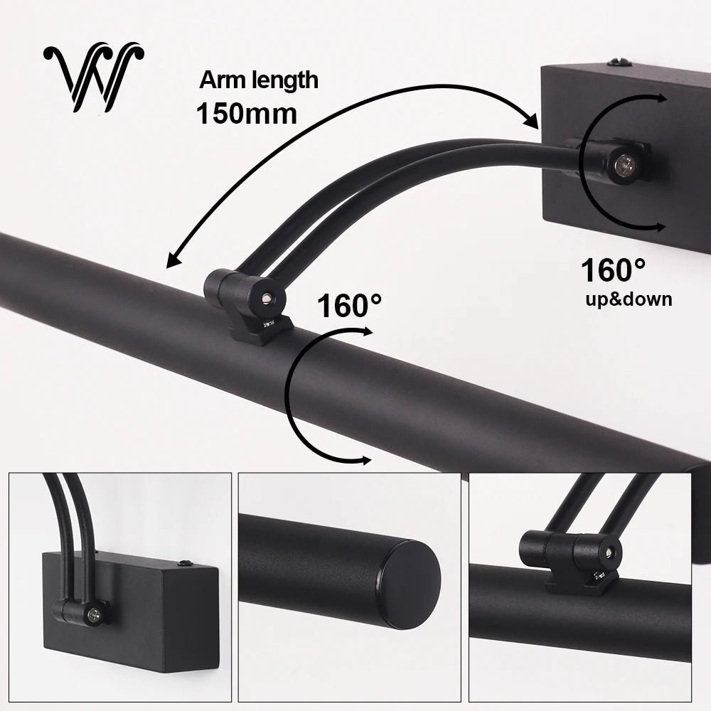 Modern Bathroom Wall Mounted Light - Hans Lumiere
