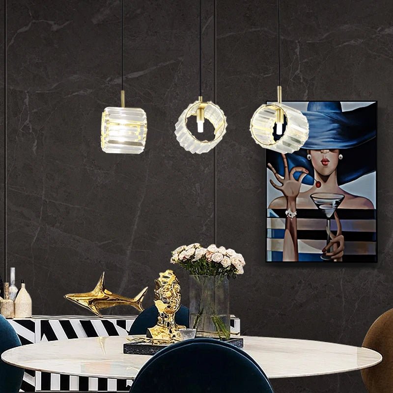 Modern Dimmable Nordic Pendant Light for Bedroom & Dining Room - Hans Lumiere