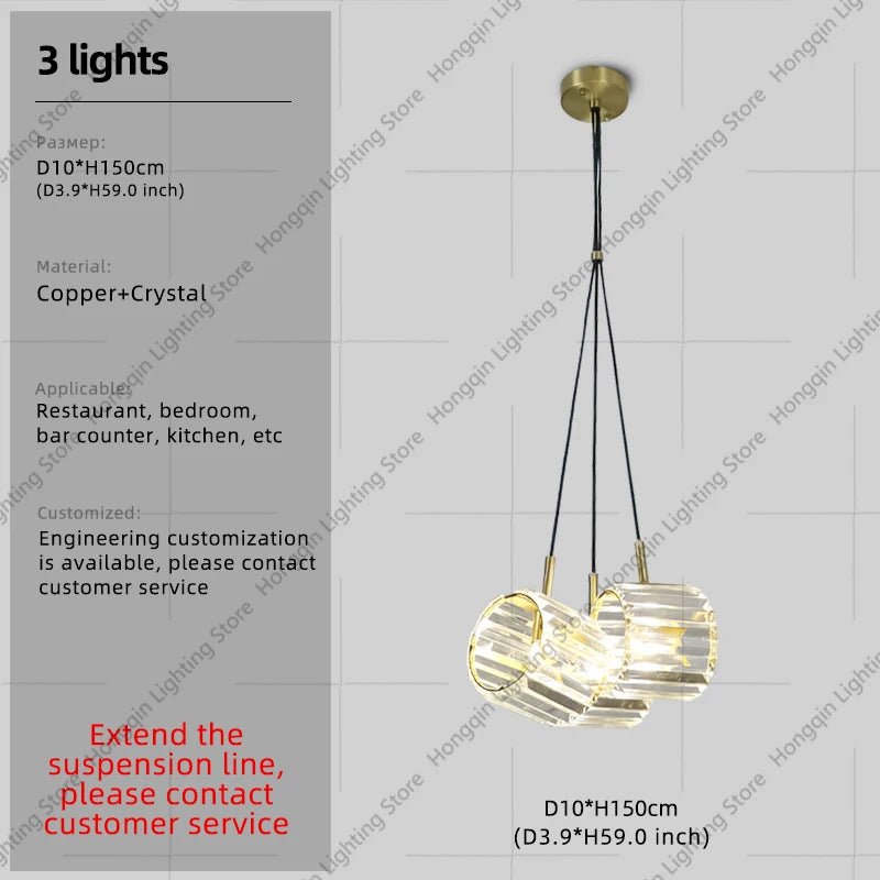 Modern Dimmable Nordic Pendant Light for Bedroom & Dining Room - Hans Lumiere
