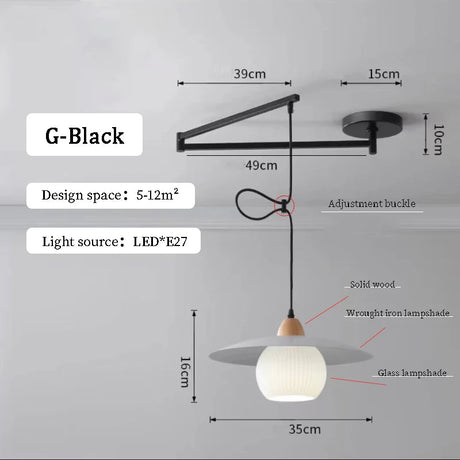 Modern Dining Table Rocker LED Chandelier - Hans Lumiere