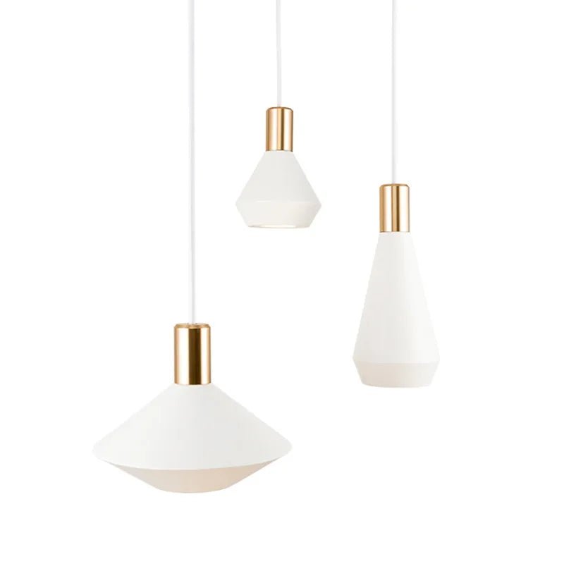 Modern Dome Pendant Light — Black & White, Dimmable LED - Hans Lumiere