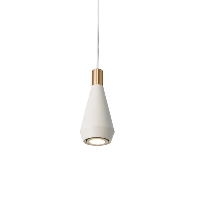 Modern Dome Pendant Light — Black & White, Dimmable LED - Hans Lumiere