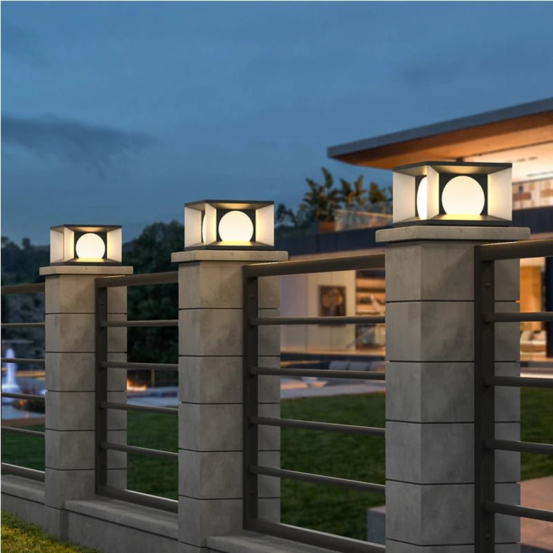 Modern Garden LED Lamp Door Post Light - Hans Lumiere