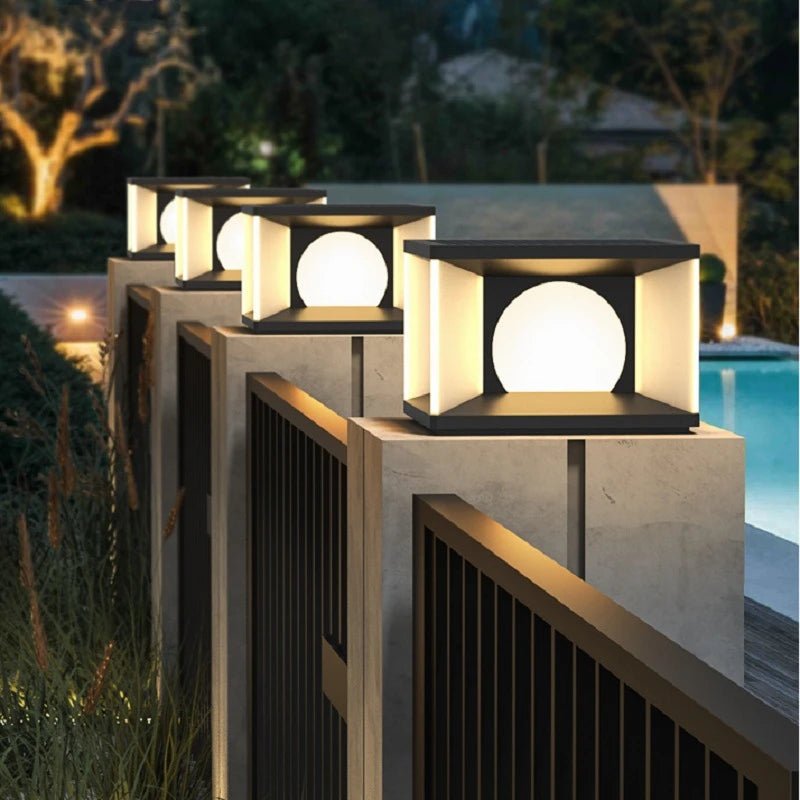 Modern Garden LED Lamp Door Post Light - Hans Lumiere