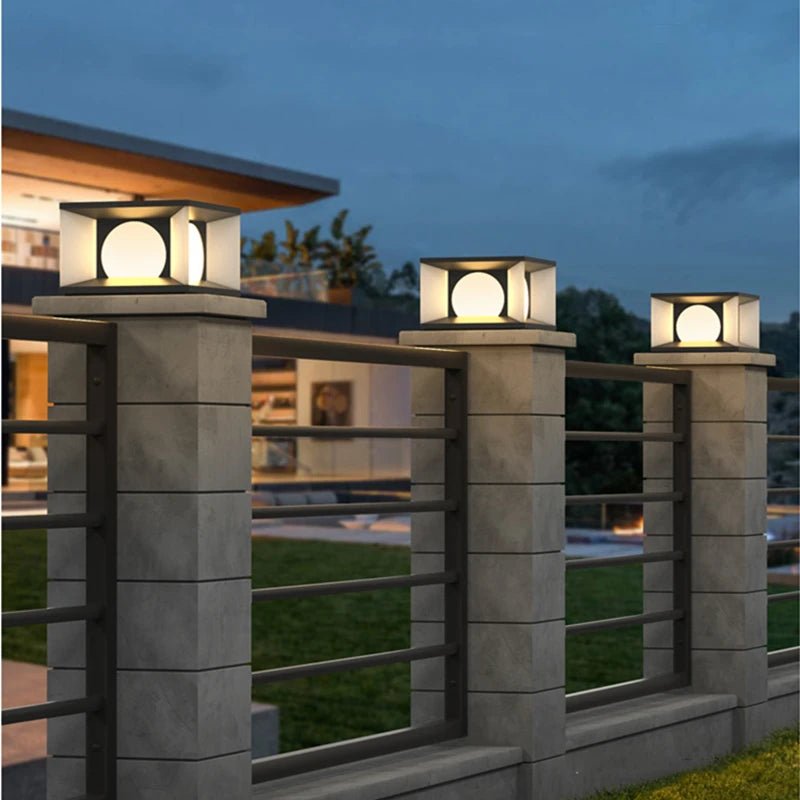 Modern Garden LED Lamp Door Post Light - Hans Lumiere