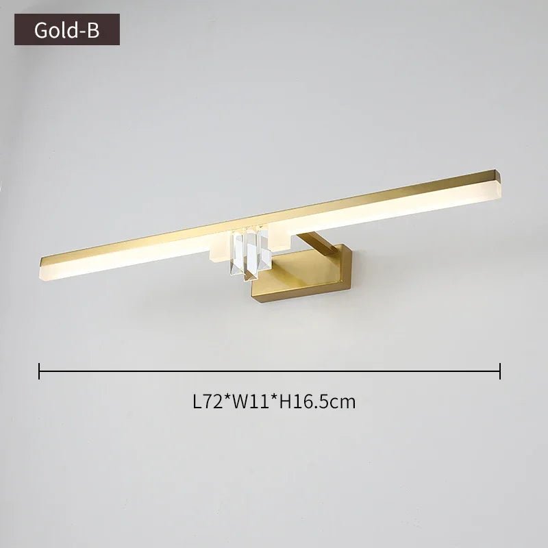 Modern Gold Mirror Front Light - Hans Lumiere