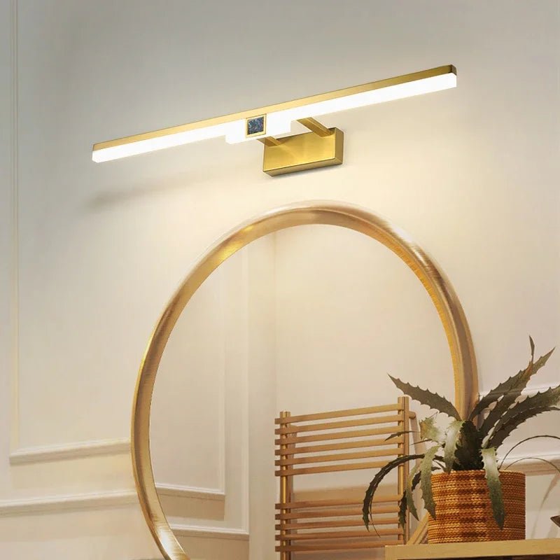 Modern Gold Mirror Front Light - Hans Lumiere