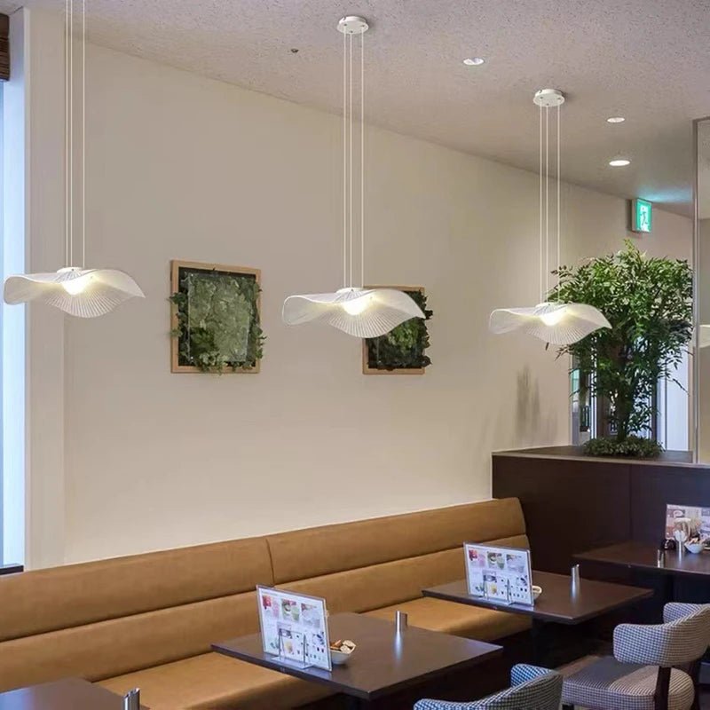 Modern Handmade Fabric Pendant Lights - Hans Lumiere