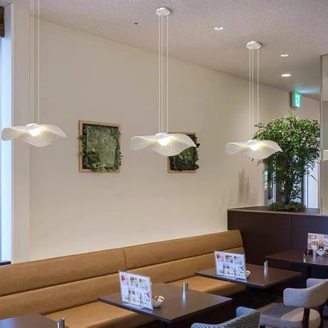 Modern Handmade Fabric Pendant Lights - Hans Lumiere