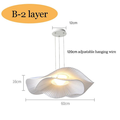 Modern Handmade Fabric Pendant Lights - Hans Lumiere