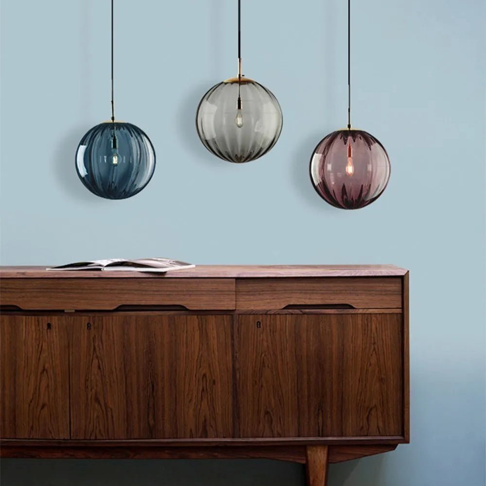 Modern Hanging Loft Glass Luster LED Pendant Light - Hans Lumiere