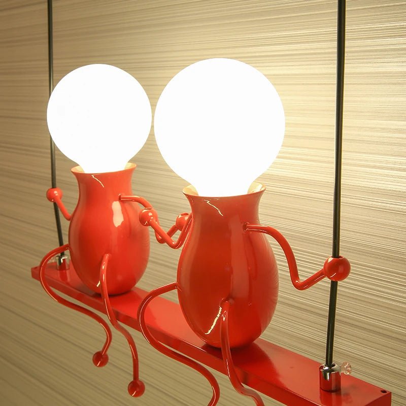 Modern Humanoid Iron Wall Lamp - Hans Lumiere