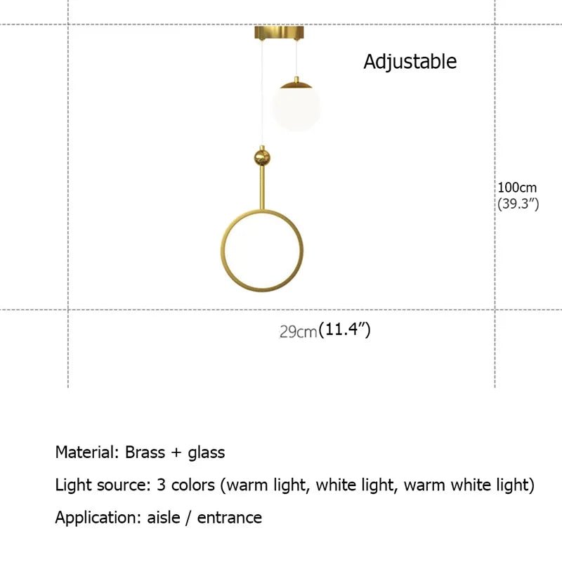 Modern LED Nordic Pendant Light - Hans Lumiere