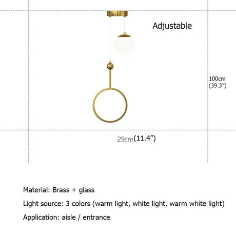 Modern LED Nordic Pendant Light - Hans Lumiere