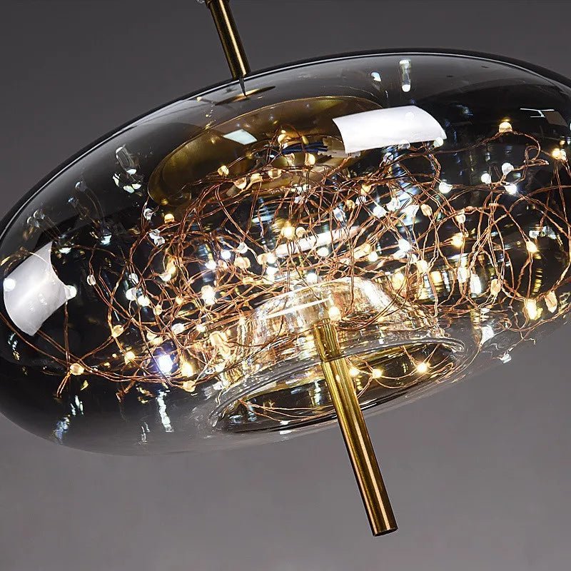 Modern Led Pendant Lamp Glass Ceiling Hanging Lights - Hans Lumiere