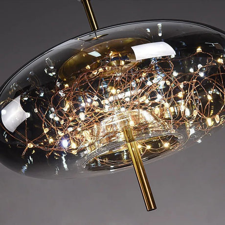 Modern Led Pendant Lamp Glass Ceiling Hanging Lights - Hans Lumiere