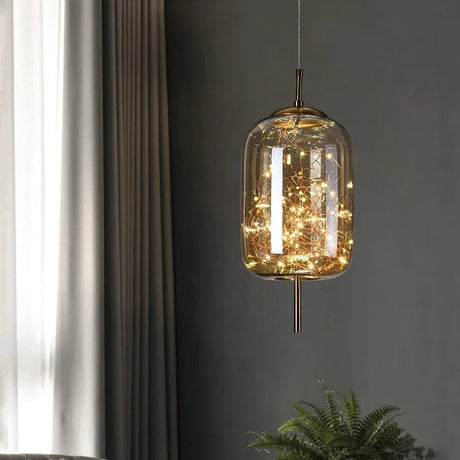 Modern Led Pendant Lamp Glass Ceiling Hanging Lights - Hans Lumiere