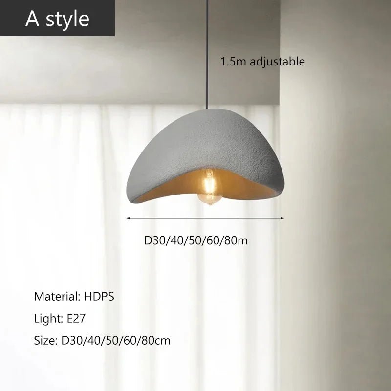 Modern LED Pendant Light - Frosted Shade Hanging Lamp for Dining Table - Hans Lumiere