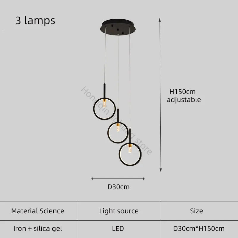 Modern LED Trapezoidal Chandelier Pendant Light - Hans Lumiere