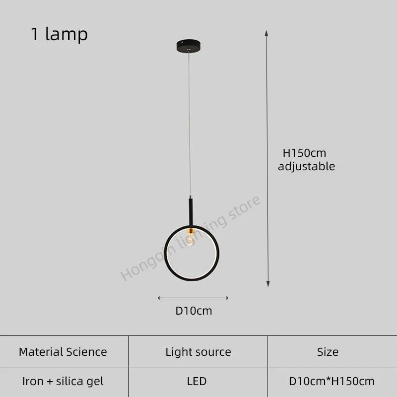 Modern LED Trapezoidal Chandelier Pendant Light - Hans Lumiere