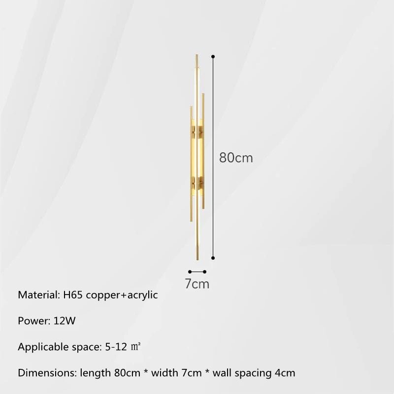 Modern Luxury All Copper LED Wall Lights - Hans Lumiere