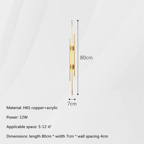 Modern Luxury All Copper LED Wall Lights - Hans Lumiere