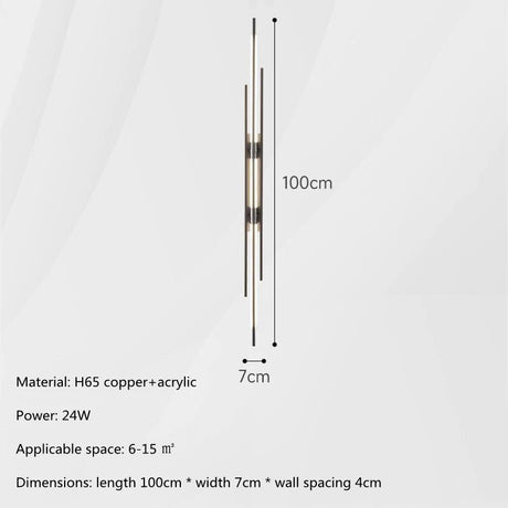 Modern Luxury All Copper LED Wall Lights - Hans Lumiere