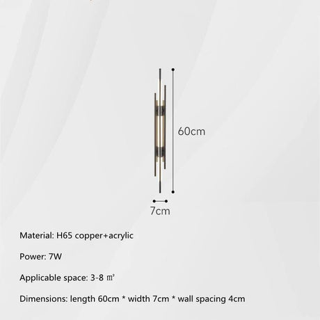 Modern Luxury All Copper LED Wall Lights - Hans Lumiere