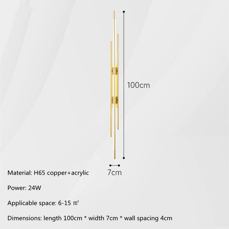 Modern Luxury All Copper LED Wall Lights - Hans Lumiere