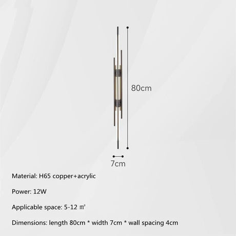 Modern Luxury All Copper LED Wall Lights - Hans Lumiere