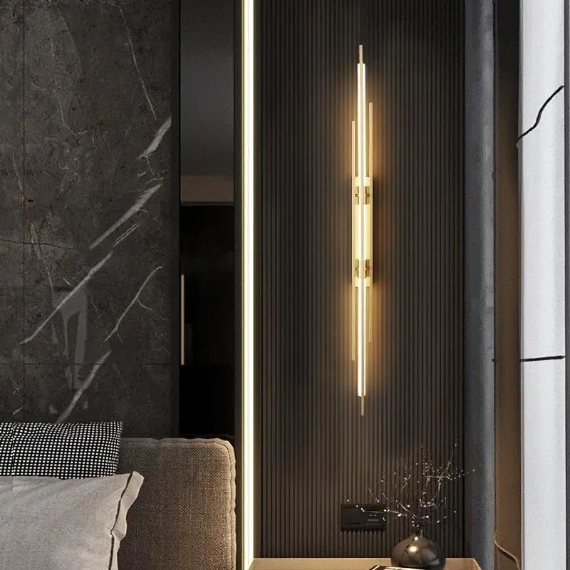 Modern Luxury All Copper LED Wall Lights - Hans Lumiere