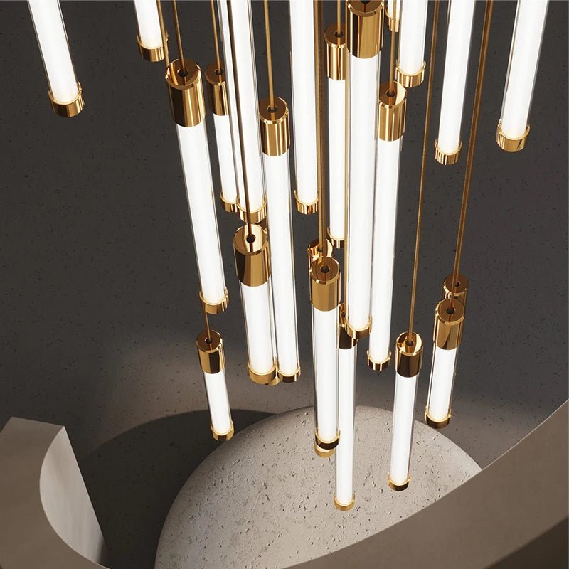 Modern Luxury Attic Staircase LED Chandeliers - Hans Lumiere