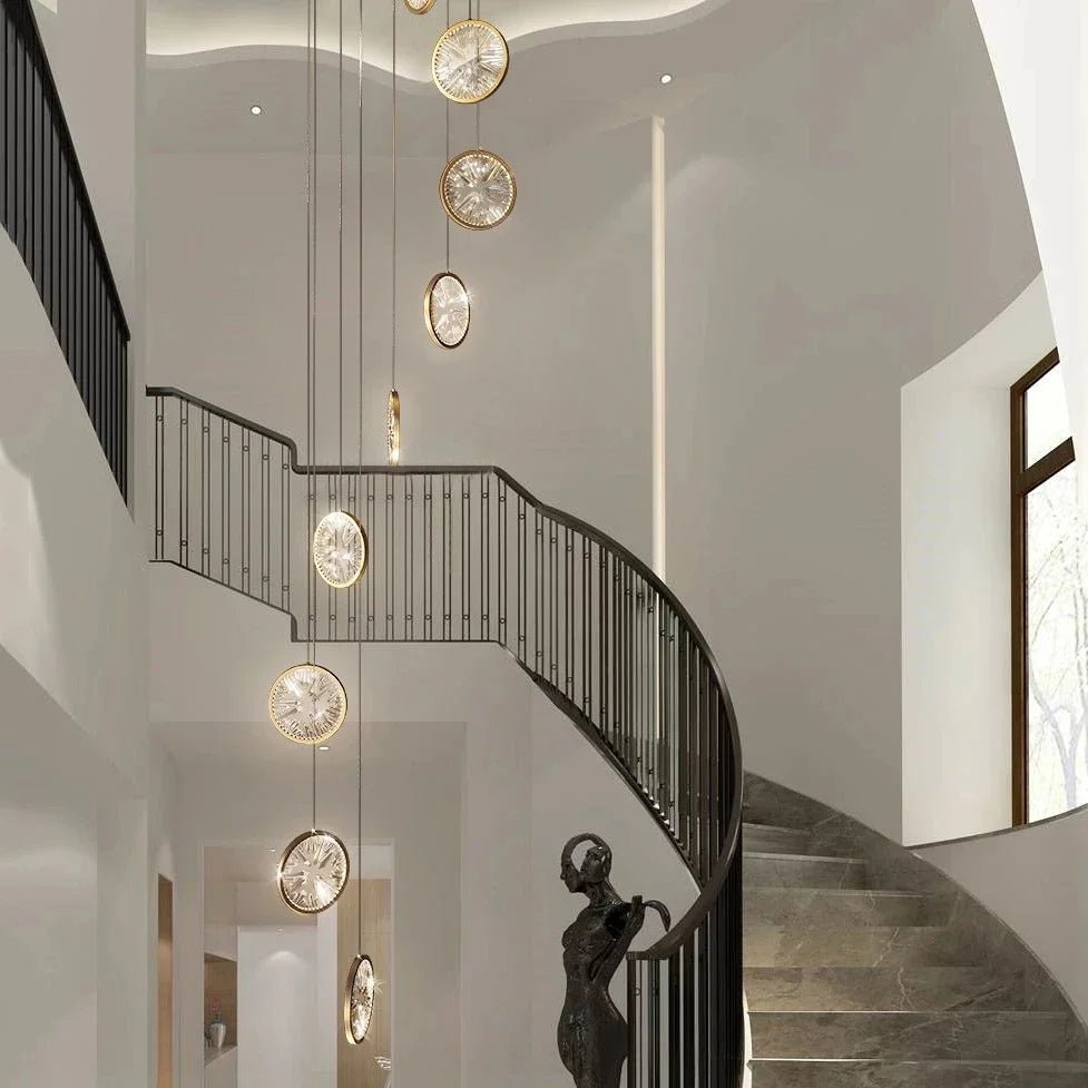 Modern Luxury Gold/Black Crystal LED Chandelier - Hans Lumiere