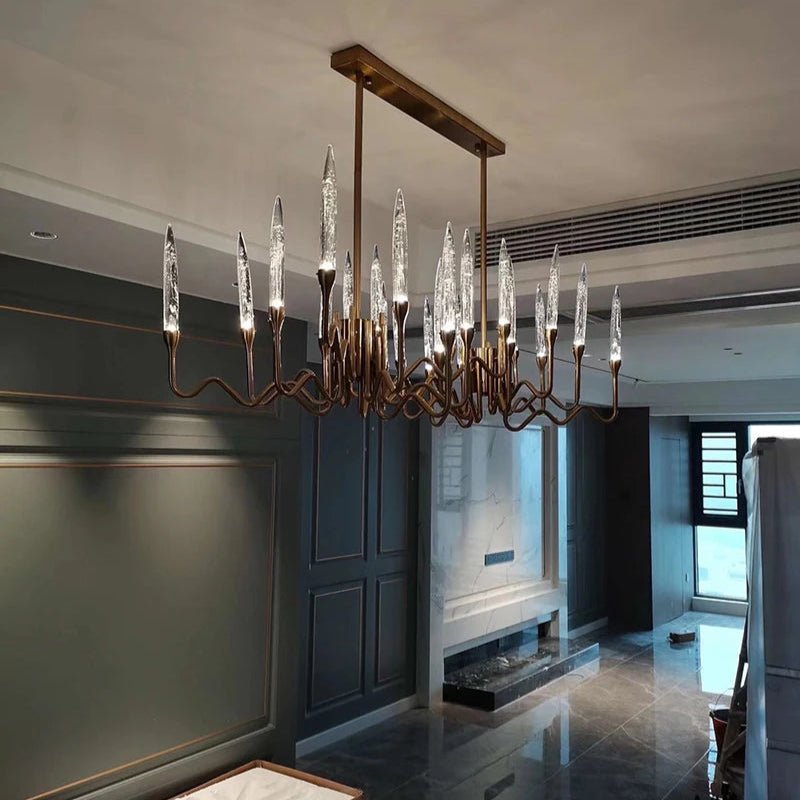 Modern Luxury LED Crystal Chandelier - Hans Lumiere