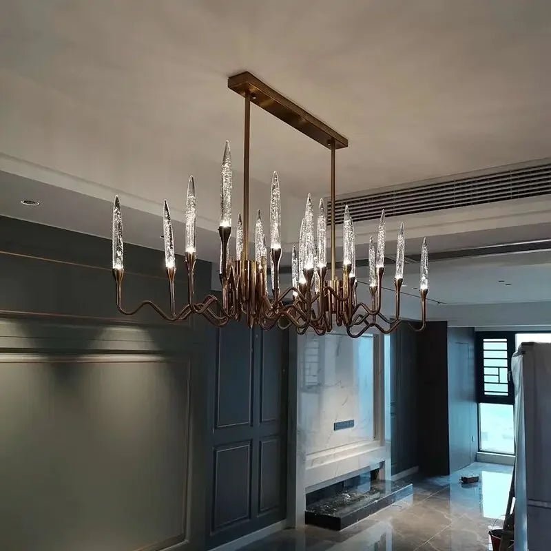 Modern Luxury LED Crystal Chandelier - Hans Lumiere