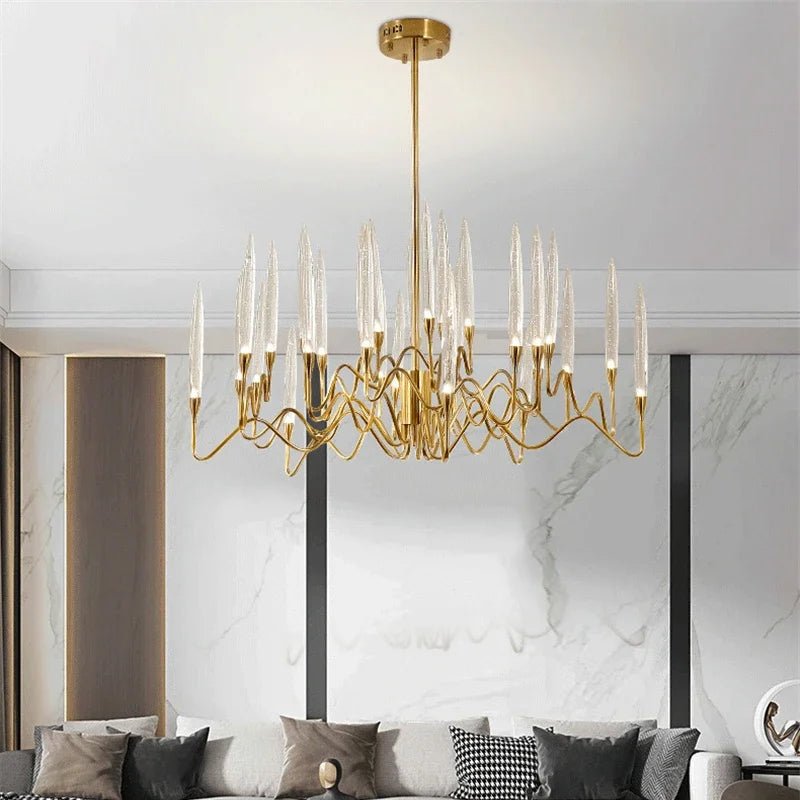 Modern Luxury LED Crystal Chandelier - Hans Lumiere