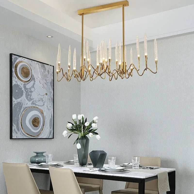 Modern Luxury LED Crystal Chandelier - Hans Lumiere