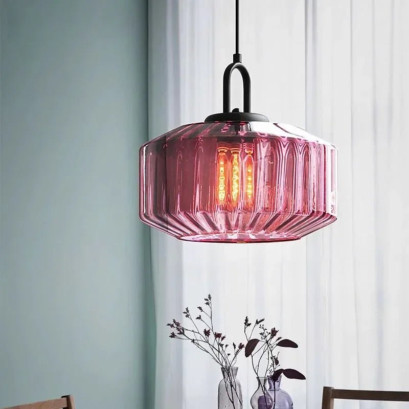 Modern Minimalist Colored Glass Pendant Lamp - Hans Lumiere