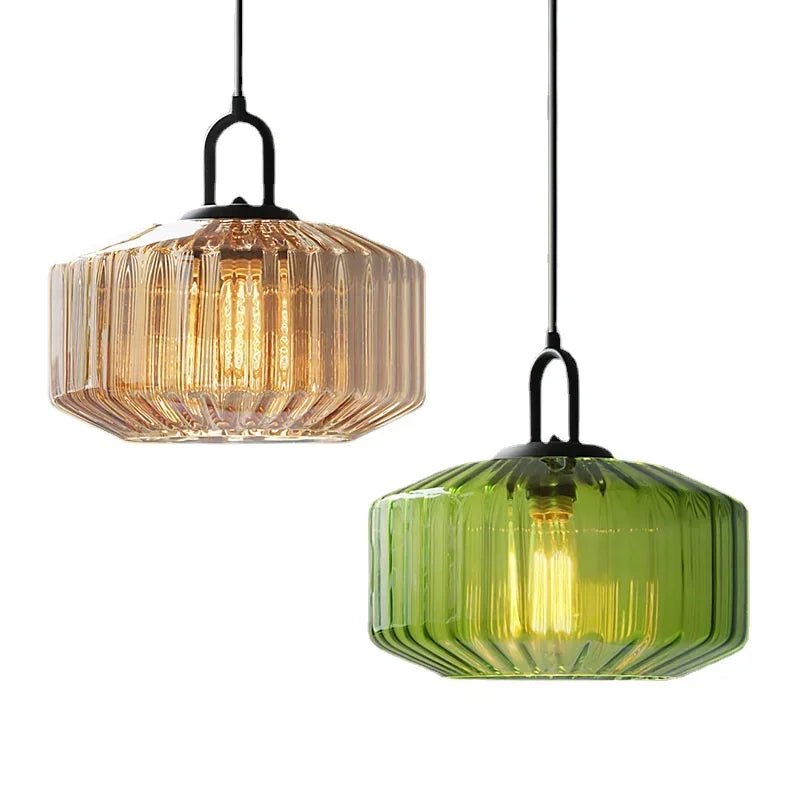 Modern Minimalist Colored Glass Pendant Lamp - Hans Lumiere