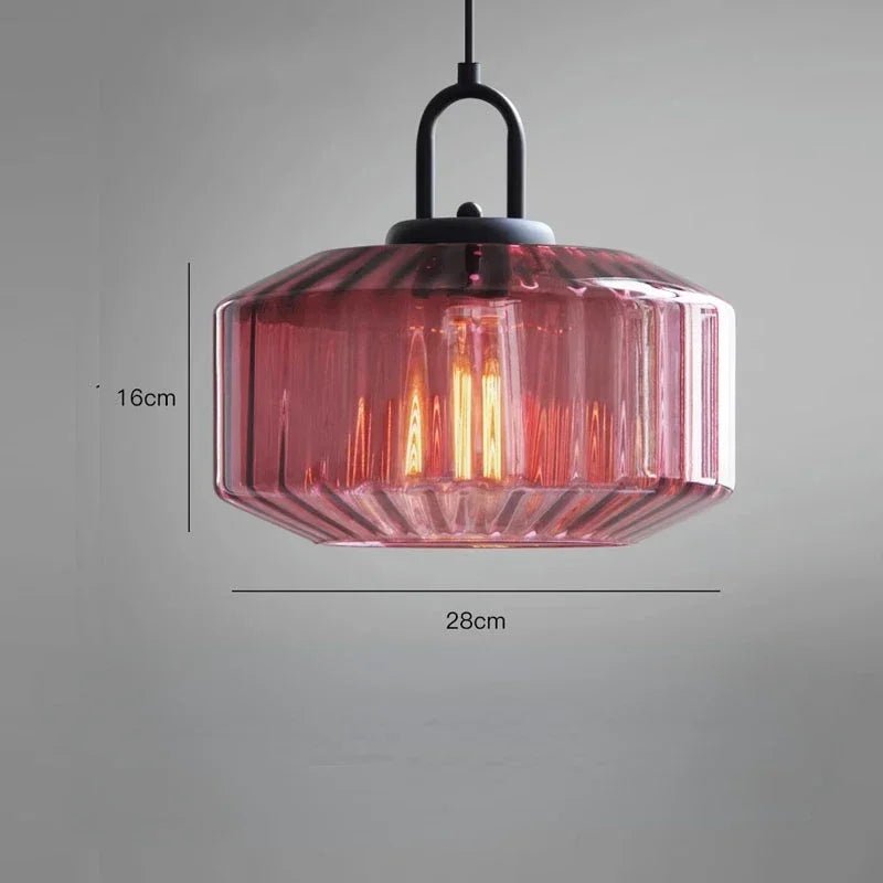 Modern Minimalist Colored Glass Pendant Lamp - Hans Lumiere